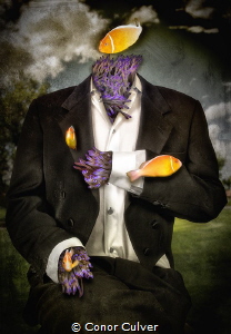 "Home Security" part of my Underwater Surrealism series by Conor Culver 